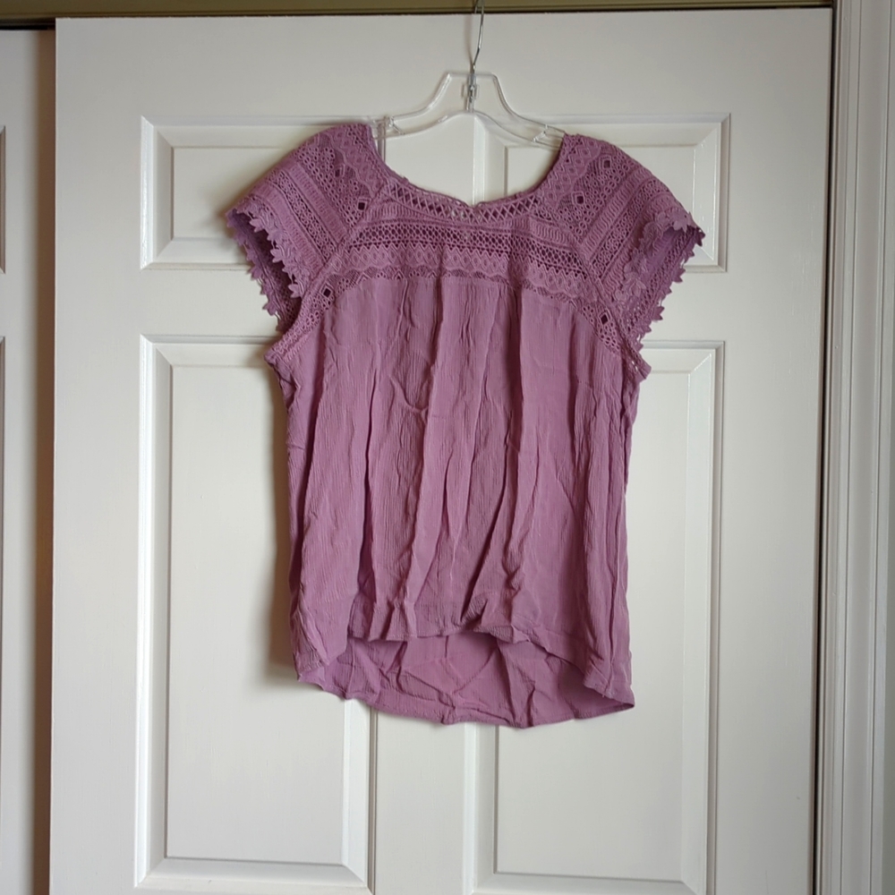 Maurices L purple top